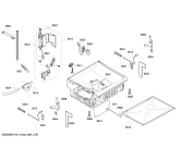 Схема №1 CG348J5 с изображением Передняя панель для электропосудомоечной машины Bosch 00677876