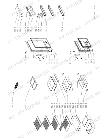 Схема №2 DCO 636/G с изображением Вноска для холодильной камеры Whirlpool 481946078218