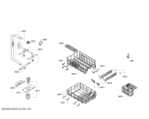 Схема №2 SPV40C00GB с изображением Передняя панель для посудомоечной машины Bosch 00708264
