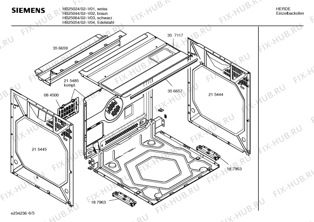 Схема №1 HB25044 с изображением Переключатель для духового шкафа Siemens 00174571