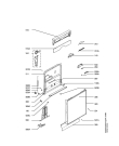 Схема №1 ASF633H с изображением Холдер для электропосудомоечной машины Aeg 8996462234205