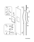 Схема №2 GC2227DEDW с изображением Испаритель для холодильной камеры Whirlpool 482000094081