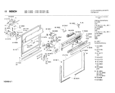 Схема №1 0730100632 SMS710035 с изображением Панель для электропосудомоечной машины Bosch 00117383