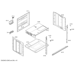 Схема №1 E1524A0 MEGA1524A с изображением Панель управления для духового шкафа Bosch 00665191