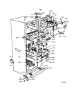 Схема №1 RBF 41/1 с изображением Дверь для холодильной камеры Whirlpool 481241818416