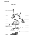 Схема №1 DW8273U5 с изображением Ручка для электропарогенератора Rowenta RS-DW0682