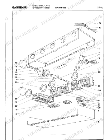 Схема №1 SP590615 с изображением Шланг для духового шкафа Bosch 00098311