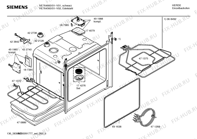 Схема №2 HE784670 IC3 с изображением Фронтальное стекло для духового шкафа Siemens 00472195