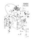 Схема №1 CAFFE' CORSO ESAM2500.B с изображением Панель для кофеварки (кофемашины) DELONGHI 7332180100