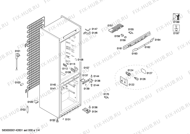 Схема №1 KG39NS30 с изображением Дверь для холодильной камеры Siemens 00248605