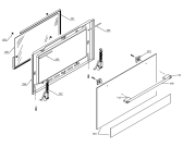 Схема №1 KBPW3210AX (384682, 960GAS) с изображением Дверка для духового шкафа Gorenje 308213