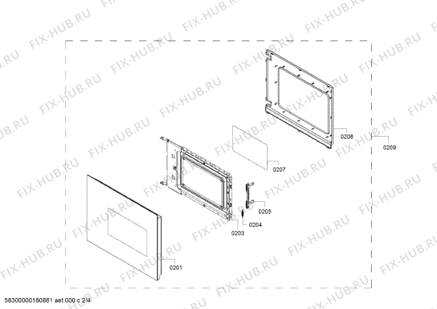 Схема №1 HF15M564HK с изображением Панель для микроволновки Siemens 12012557