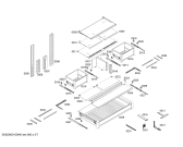 Схема №1 B36IT71SN с изображением Крышка для холодильной камеры Bosch 00685148