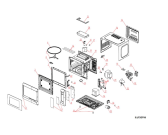 Схема №1 MWHA2032MS (F095945) с изображением Панель для плиты (духовки) Indesit C00495251