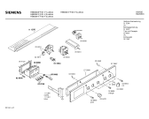 Схема №1 HB83240FF с изображением Передняя часть корпуса для духового шкафа Siemens 00273887
