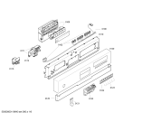 Схема №1 SGI47M65EU с изображением Передняя панель для посудомойки Bosch 00449986