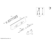 Схема №1 SPS69T28EU Super Silence с изображением Набор кнопок для посудомойки Bosch 00623875