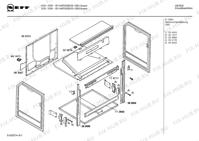 Схема №3 B1140F0GB 10311EM с изображением Переключатель для плиты (духовки) Bosch 00032129