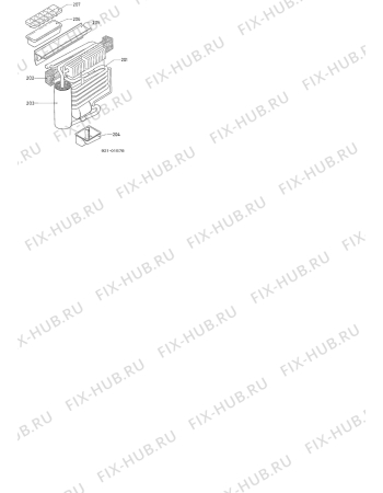 Взрыв-схема холодильника Electrolux EA3140D - Схема узла Cooling generator