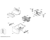 Схема №1 B20CS30SNS с изображением Льдогенератор для холодильной камеры Bosch 11023236