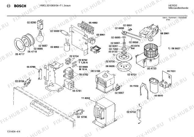 Схема №1 HMG201069 с изображением Крышка для свч печи Bosch 00057417