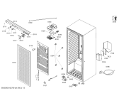 Схема №1 KS22WV80TI с изображением Крышка для холодильной камеры Siemens 00658101