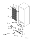 Схема №1 DP165/AL с изображением Шарнир для холодильной камеры Whirlpool 481241719329