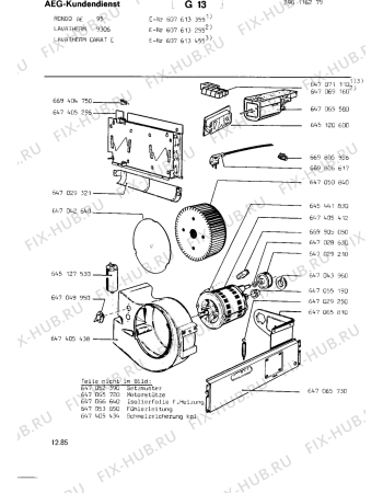 Взрыв-схема стиральной машины Aeg LTH9306 - Схема узла Electrical equipment