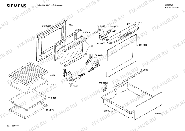 Схема №2 HN54621 с изображением Панель для духового шкафа Siemens 00283337