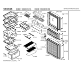 Схема №1 KK22E28TI с изображением Дверь для холодильника Siemens 00239582