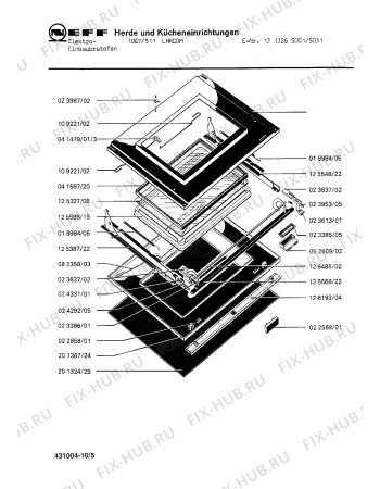 Схема №1 1313265031 1067/511LHRCDM с изображением Переключатель для духового шкафа Bosch 00052733