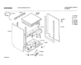 Схема №1 SN22001 с изображением Панель для посудомойки Siemens 00271804