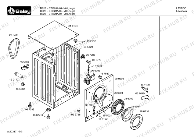 Схема №2 3TE836A TE836 с изображением Ручка выбора температуры для стиралки Bosch 00173494
