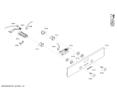 Схема №1 P1HEC63151 с изображением Панель управления для электропечи Bosch 00749350