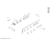 Схема №1 3HE503N с изображением Ручка выбора программ для плиты (духовки) Bosch 00615782