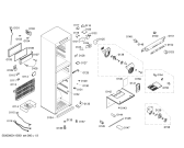 Схема №1 KK25F68TI с изображением Цоколь для холодильной камеры Bosch 00445477