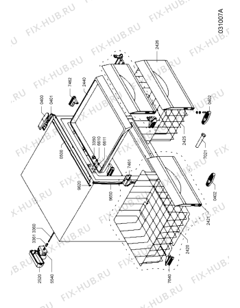 Схема №1 GKIC 640/2 с изображением Холдер для холодильника Whirlpool 481240448796