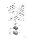 Схема №2 G25E FSB23IX с изображением Обрамление полки для холодильника Whirlpool 481245088426