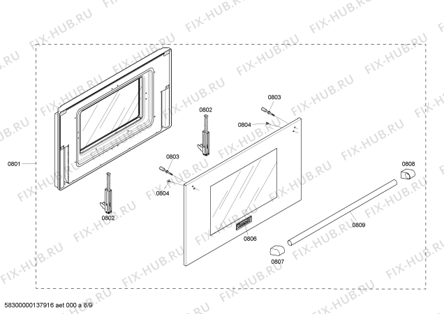 Схема №2 PRD364EDHU Thermador с изображением Кабель для плиты (духовки) Bosch 00646667