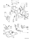 Схема №1 AWM 8105/2 с изображением Обшивка для стиралки Whirlpool 481245214054