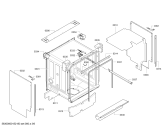 Схема №2 S21M85N4DE с изображением Передняя панель для электропосудомоечной машины Bosch 00703296
