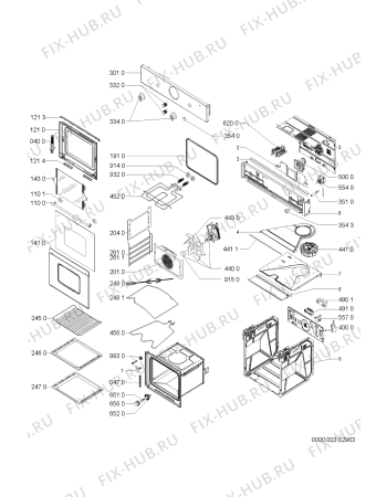 Схема №1 AKP 629/01 NA с изображением Панель для духового шкафа Whirlpool 481245248707