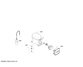 Схема №1 GSV30F30CH с изображением Стартовый узел для холодильника Siemens 00651237