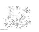 Схема №2 3VS953ID с изображением Ручка двери для посудомойки Bosch 00447546