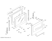 Схема №1 3HB558XF H.BA.PY.L3D.IN.GLASS.FL/.X.E3_COT/ с изображением Внешняя дверь для плиты (духовки) Bosch 00746239