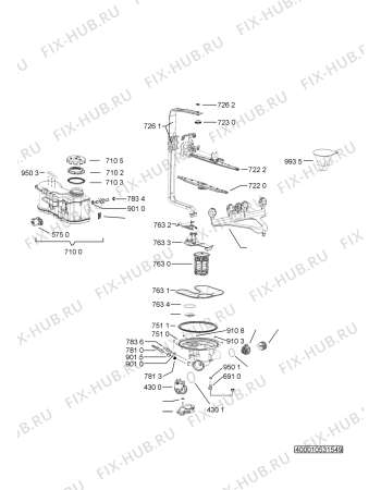 Схема №1 ADL 355 IX с изображением Панель для посудомоечной машины Whirlpool 481010523084