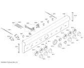 Схема №1 PRD366GHU с изображением Панель управления для плиты (духовки) Bosch 00683738
