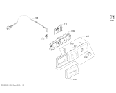 Схема №1 WTW84360AU с изображением Панель управления для сушильной машины Bosch 00704224