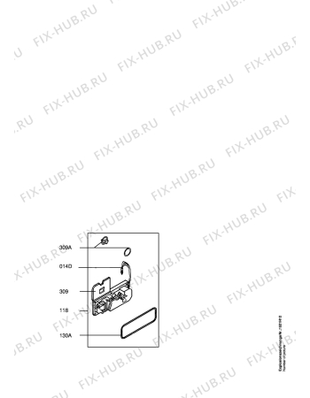 Схема №2 FAV5270 V I с изображением Сенсорная панель для электропосудомоечной машины Aeg 1110990932