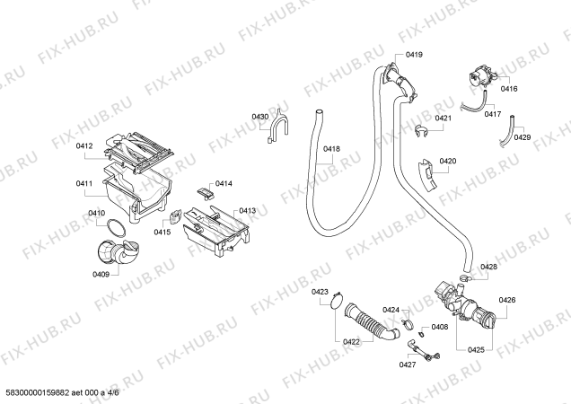 Схема №1 WAQ20360GR с изображением Ручка для стиралки Bosch 00653296